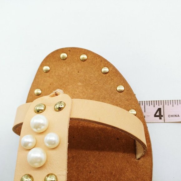 Seychelles Womans Day of Rest Embellished Thong Sandal Natural  Sz 6.5 M NEW - Picture 6 of 9